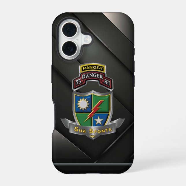 Coque iPhone 16 75e Régiment de Rangers  (Verso)