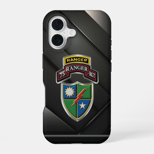 Coque iPhone 16 75e Régiment de Rangers  (Verso)
