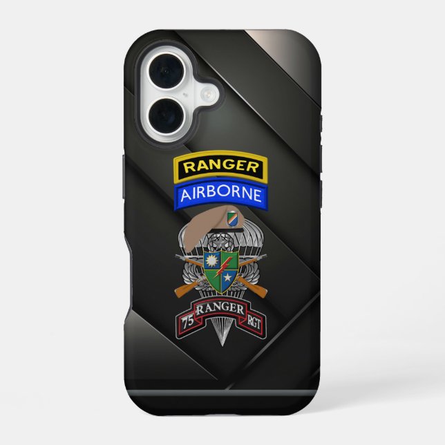Coque iPhone 16 75e régiment de rangers  (Verso)