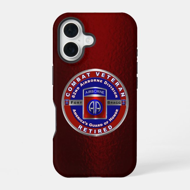 Coque iPhone 16 82e division aéroportée  (Verso)