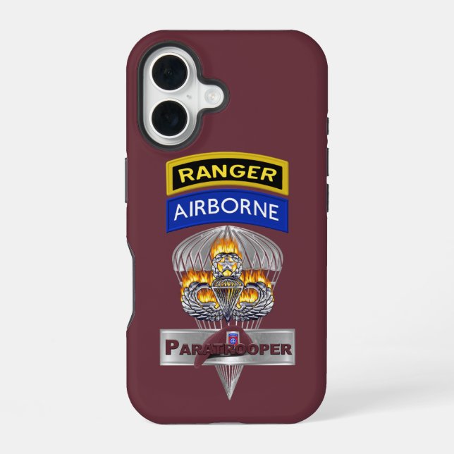 Coque iPhone 16 82e division aéroportée  (Verso)