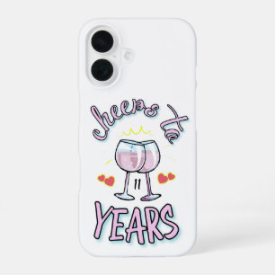 Coque iPhone 16 À la santé de 11 ans d'anniversaire de mariage cha