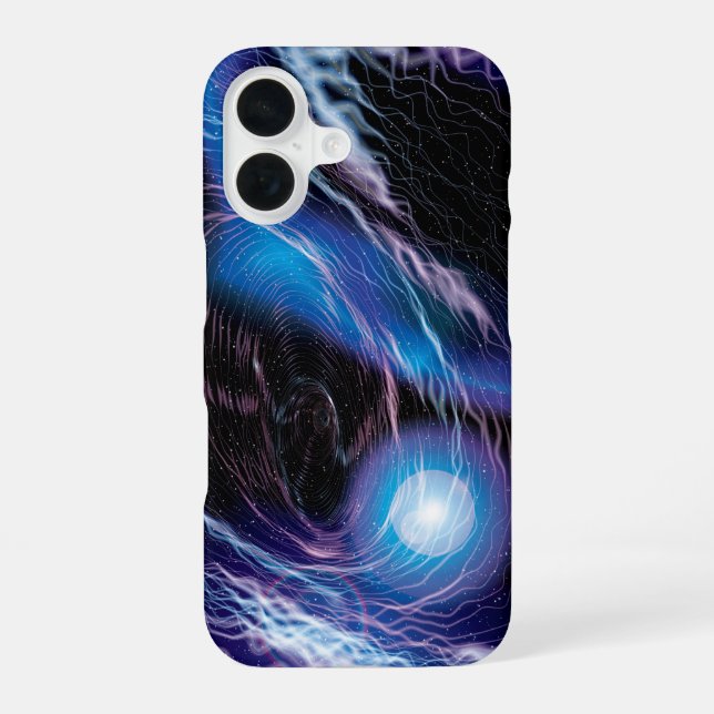 Coque iPhone 16 À travers le trou de ver (Verso)
