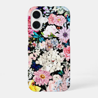 Coque iPhone 16 Abondance de BlackFlower 