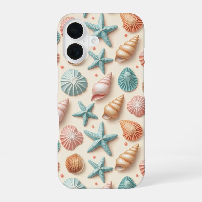 Coque iPhone 16 Abondance de coquillages (Verso)