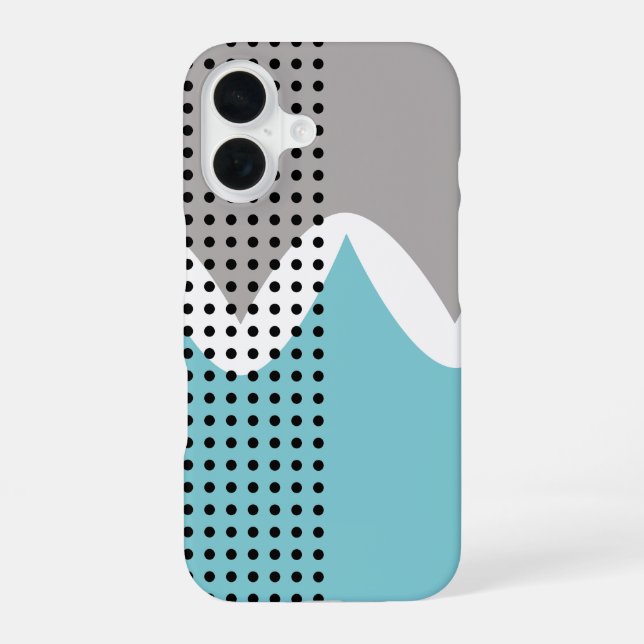 Coque iPhone 16 Abstrait Wiggles  (Verso)