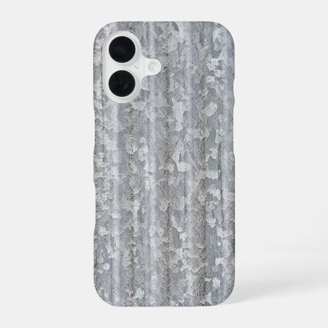 Coque iPhone 16 Acier ondulé (Verso)