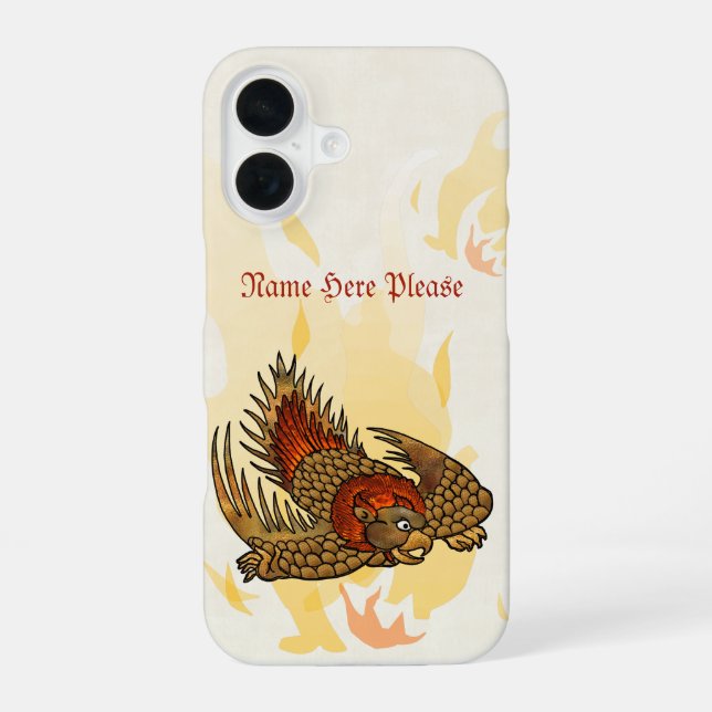 Coque iPhone 16 Ailes De Feu (Verso)