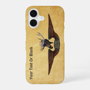 Coque iPhone 16 Ailes de pilote de brousse Flying Moose
