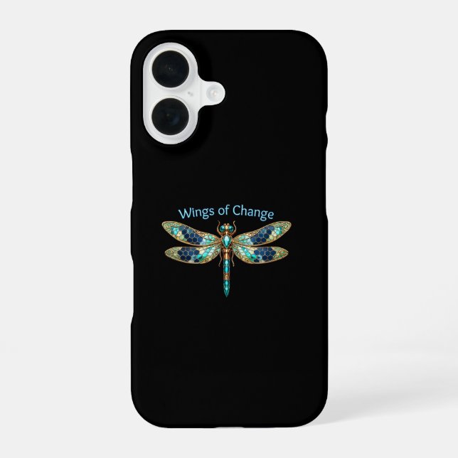 Coque iPhone 16 Ailes du changement (Verso)