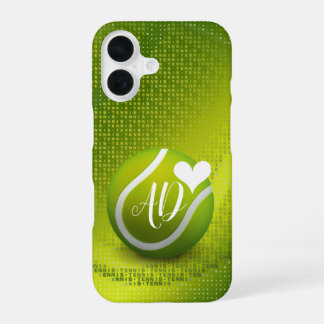 Coque iPhone 16 Aime le Tennis Tellement | Cadeaux Féminins