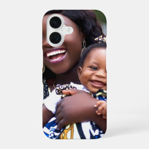 Coque iPhone 16 Ajouter une photo de bébé Personnaliser