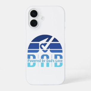 Coque iPhone 16 Alimenté par l'Amour de papa : faire des souvenirs
