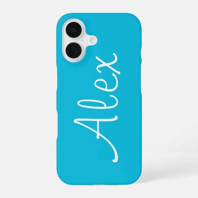 Coque iPhone 16 Allant Aqua (Verso)