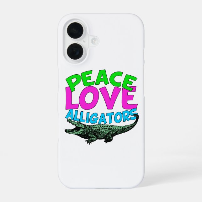 Coque iPhone 16 Alligator mignon (Verso)