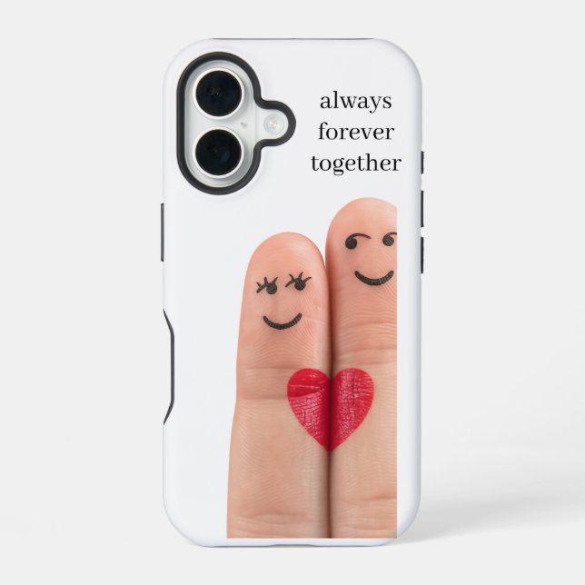 Coque iPhone 16 Always Forever Together (Verso)