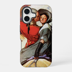 Coque iPhone 16 Amants à cheval