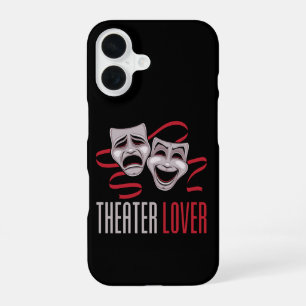 Coque iPhone 16 Amateur de Théâtre de Comédie et de Tragédie