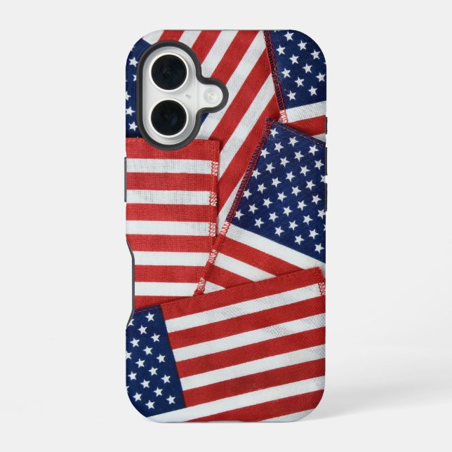 Coque iPhone 16 American Flags Collection (Verso)