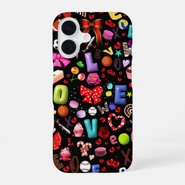 Coque iPhone 16 Amour (Verso)