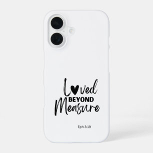 Coque iPhone 16 Amour au-delà de toute mesure Eph 3:19
