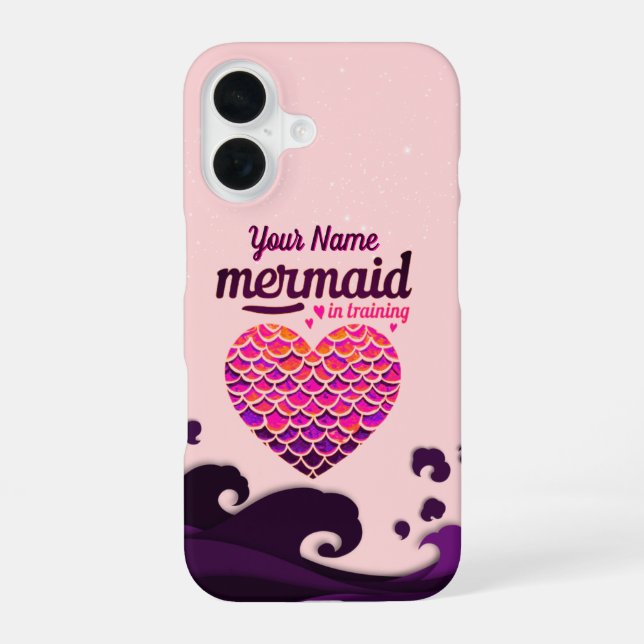 Coque iPhone 16 Amour de l'océan (Verso)