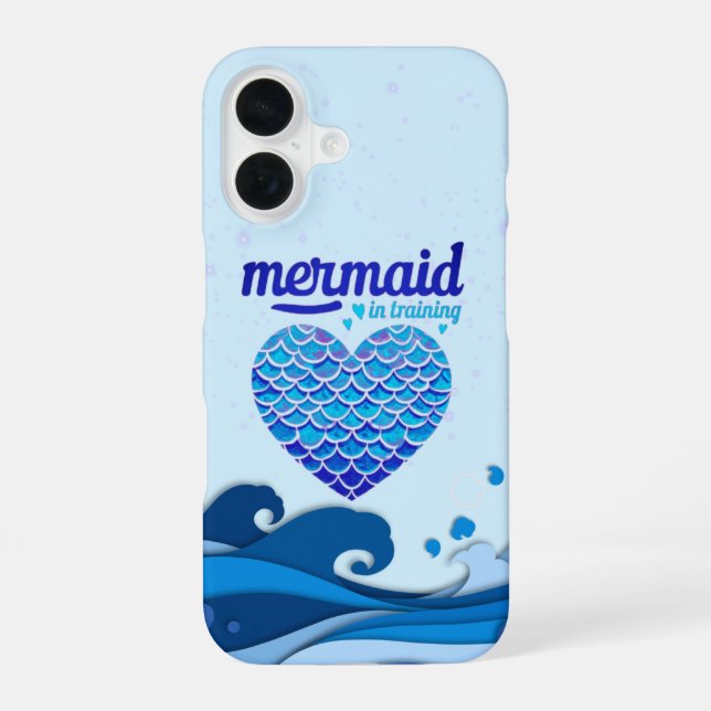 Coque iPhone 16 Amour Océanique (Verso)