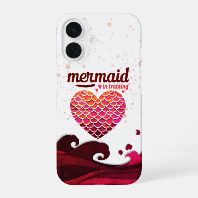 Coque iPhone 16 Amour Océanique (Verso)