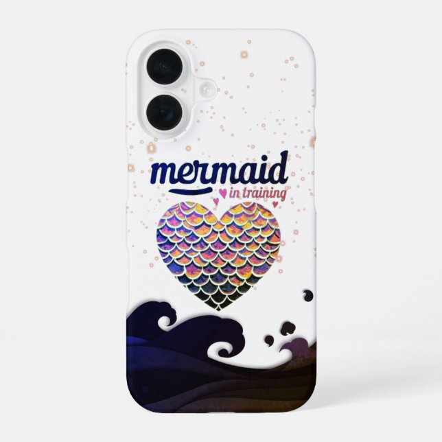 Coque iPhone 16 Amour Océanique (Verso)