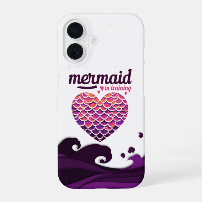 Coque iPhone 16 Amour Océanique (Verso)