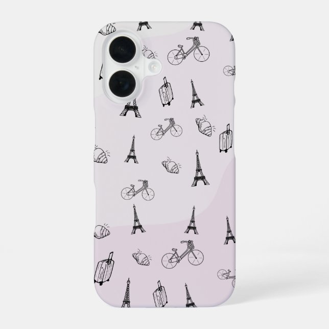 Coque iPhone 16 Amoureux de Paris (Verso)