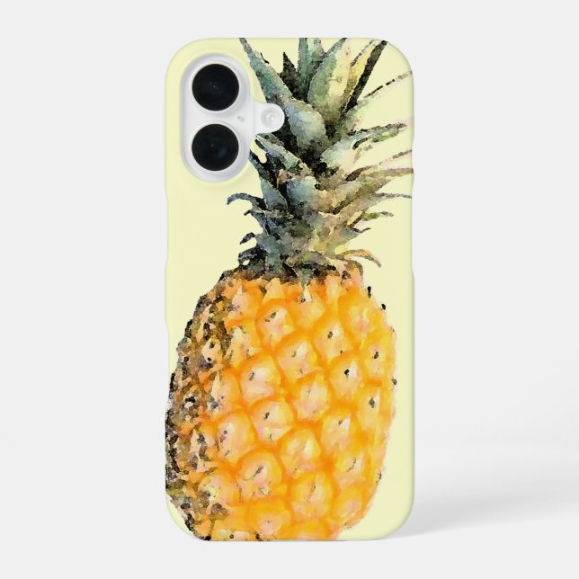 Coque iPhone 16 ananas (Verso)