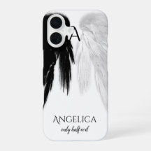 ANGEL AILES 'Seulement demi-mal' Monogramme drôle