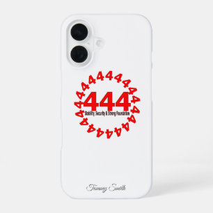 Coque iPhone 16 Angel Numéro 444 - Stabilité, sécurité et force