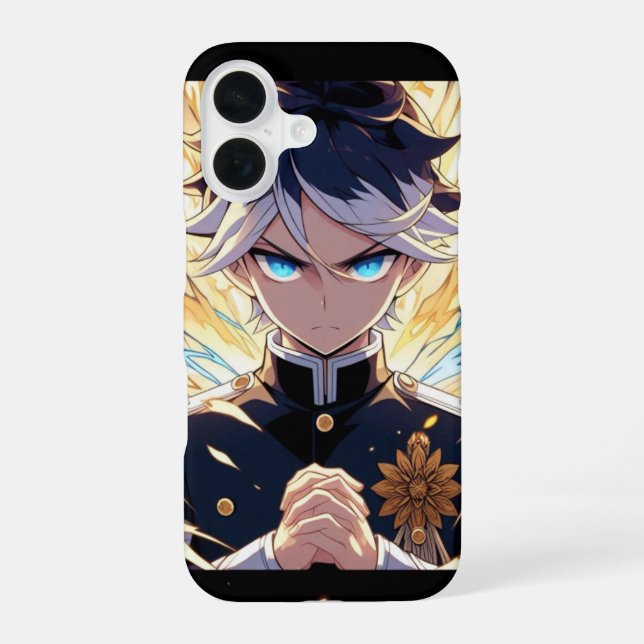 Coque iPhone 16 anima big aura boys (Verso)