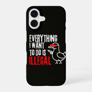 Coque iPhone 16 Animal de mème sarcastique