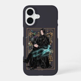 Coque iPhone 16 Anime du professeur Severus Snape assis
