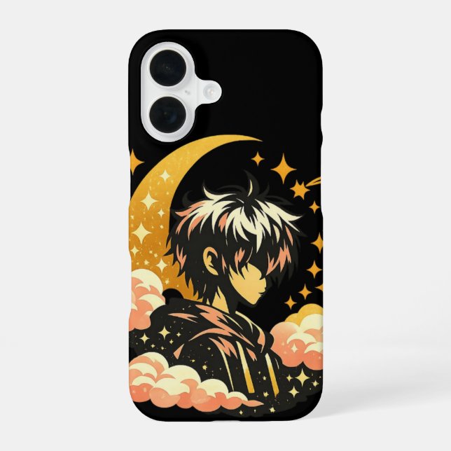 Coque iPhone 16 Anime Moonlight – Aesthetic Anime Design (Verso)