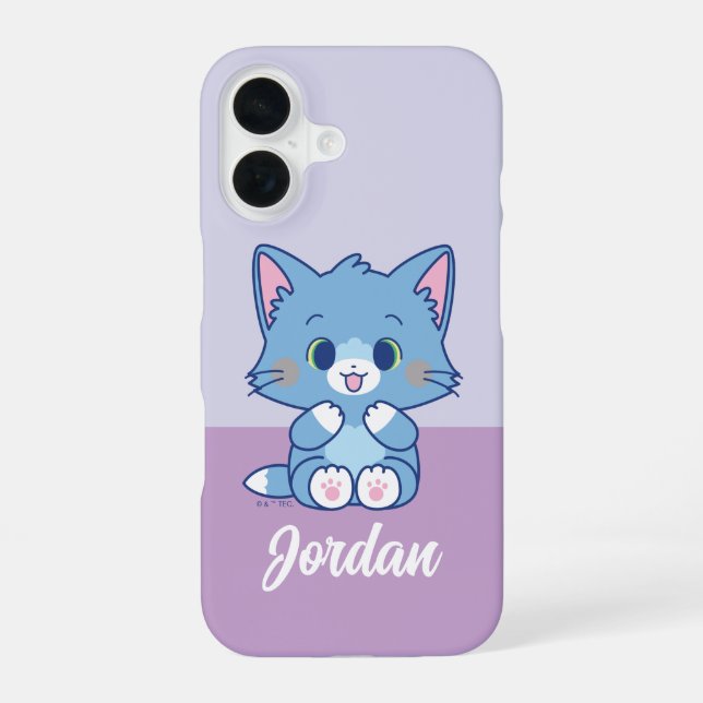 Coque iPhone 16 Anime Tom et Jerry - Tom (Verso)