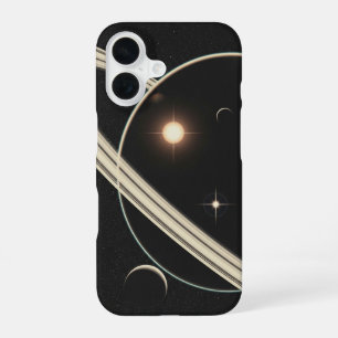 Coque iPhone 16 Anneaux planétaires vintage