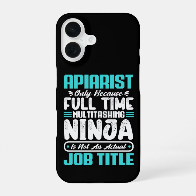 Coque iPhone 16 Apiariste Apiculture Profession professionnelle Ap (Verso)