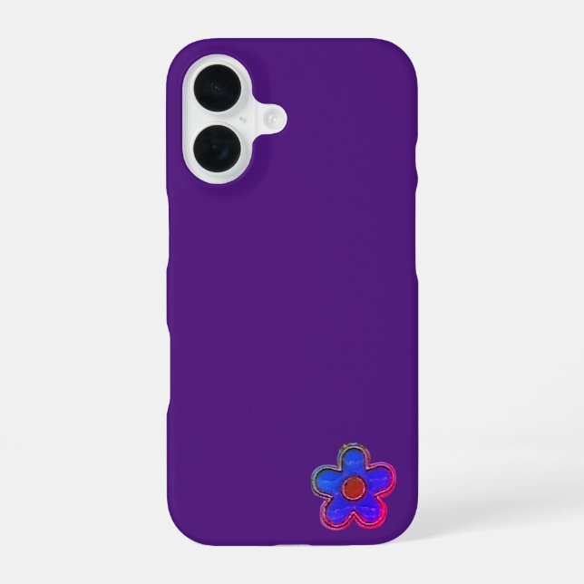 Coque iPhone 16 apple iphone 16 conception de style floral (Verso)