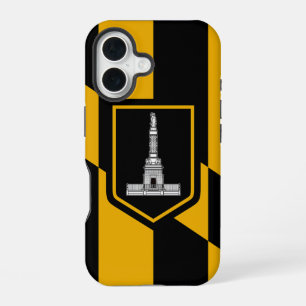 Coque iPhone 16 Apple iPhone 16 Coque-Mate avec drapeau Baltimore