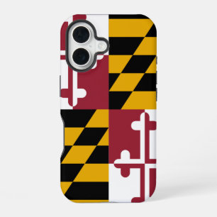 Coque iPhone 16 Apple iPhone 16 Coque-Mate avec drapeau Maryland