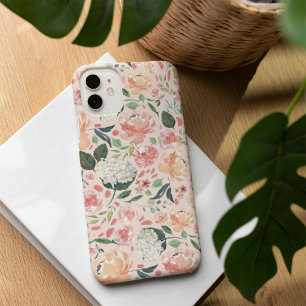 Coque iPhone 16 Aquarelle Motif végétal du milieu de l'été