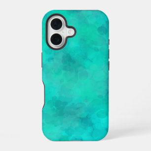 Coque iPhone 16 Aquarelle vert ressort