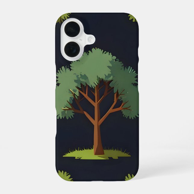 Coque iPhone 16 arbre (Verso)