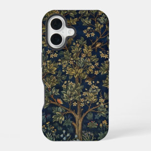 Coque iPhone 16 Arbre de vie vintage de William Morris