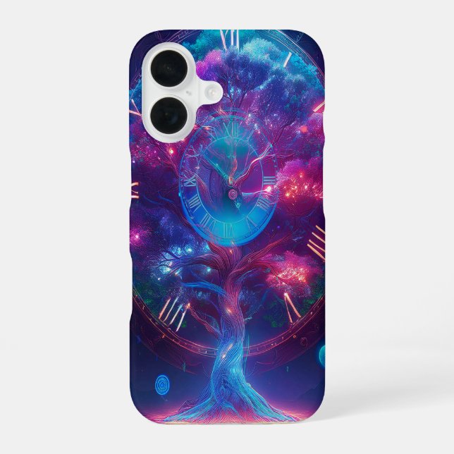 Coque iPhone 16 Arbre du temps (Verso)