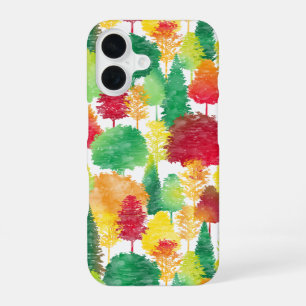 Coque iPhone 16 Arbres d'automne